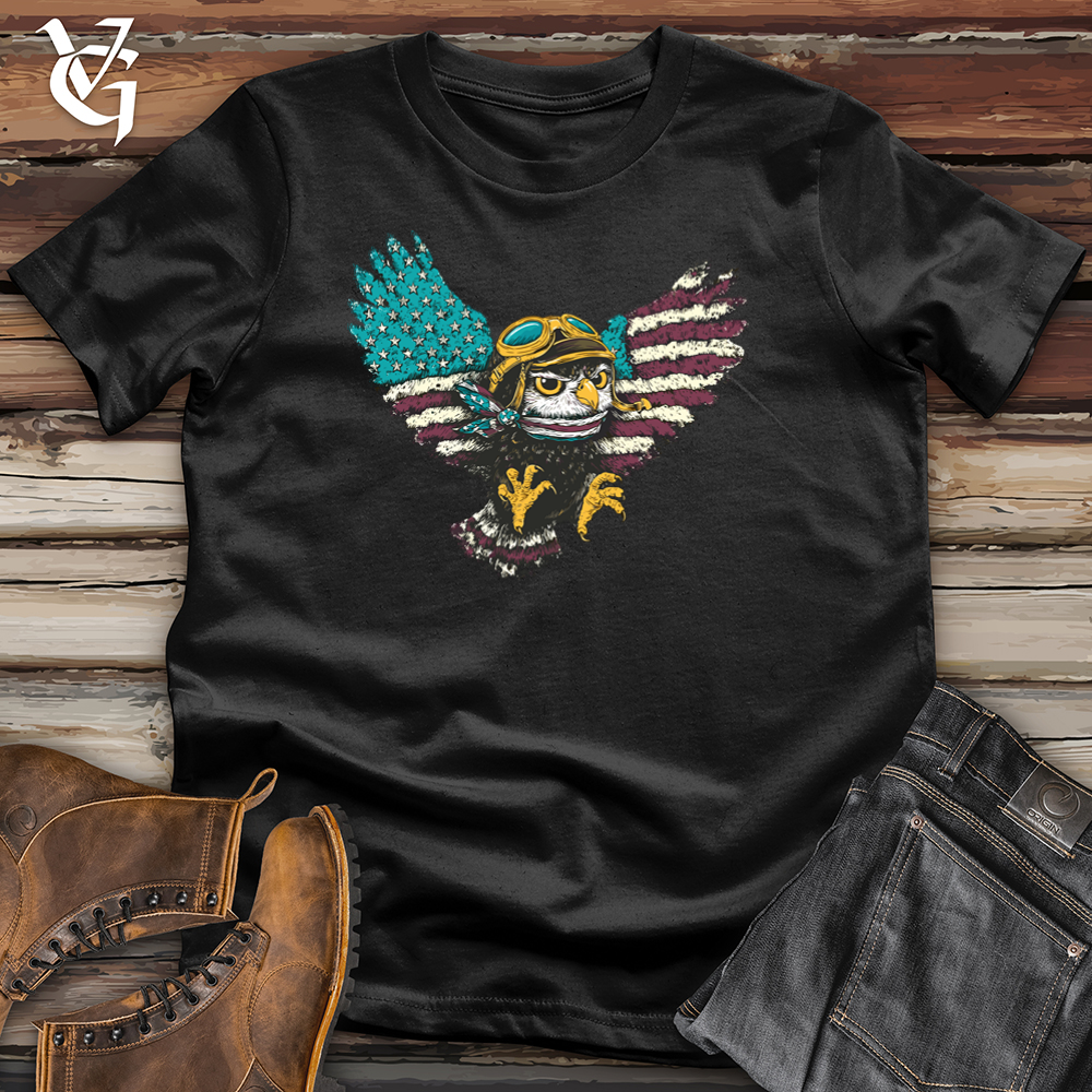 Owl Flag Wings Softstyle Tee