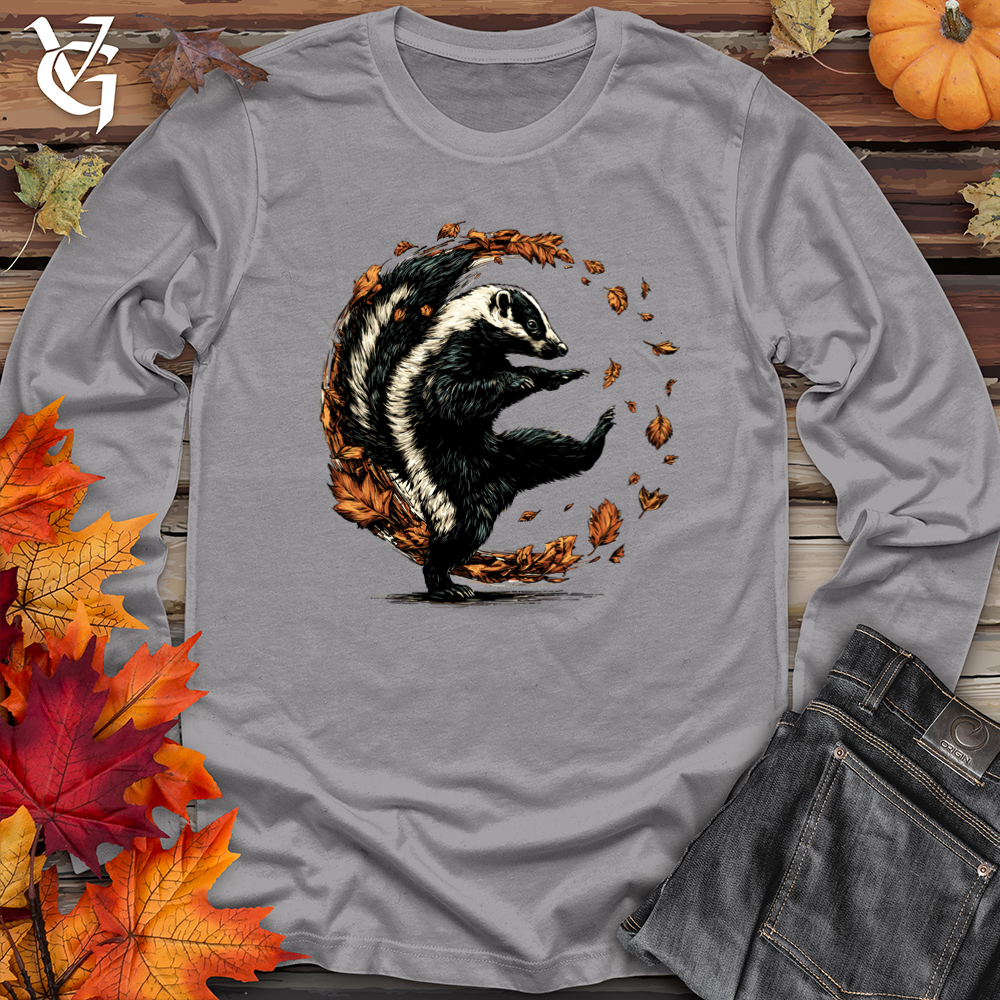Leafy Autumn Skunk Long Sleeve