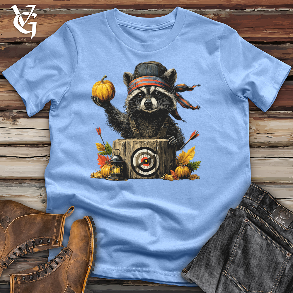Raccoon Pumpkin Target Softstyle Tee