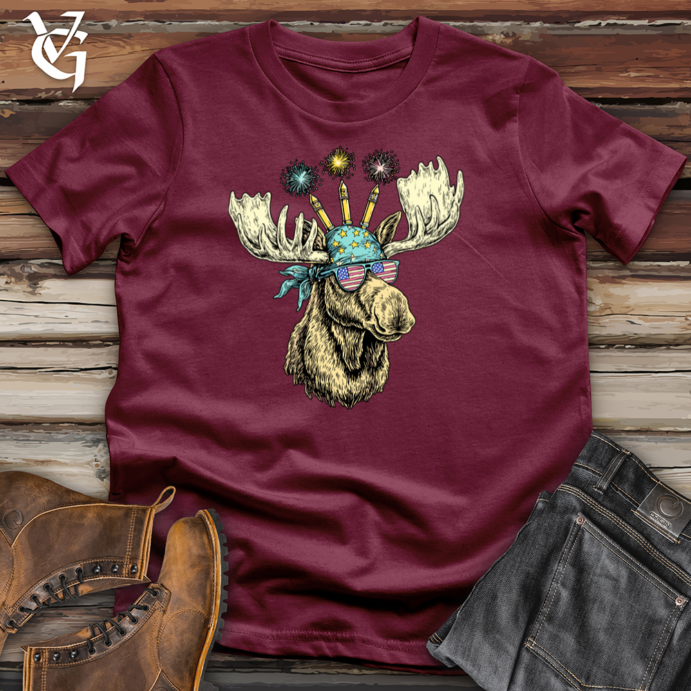 Party Merica Moose Softstyle Tee