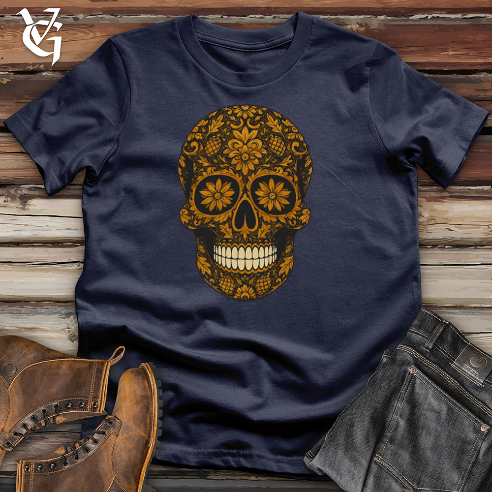 Autumn Mandala Skull Softstyle Tee