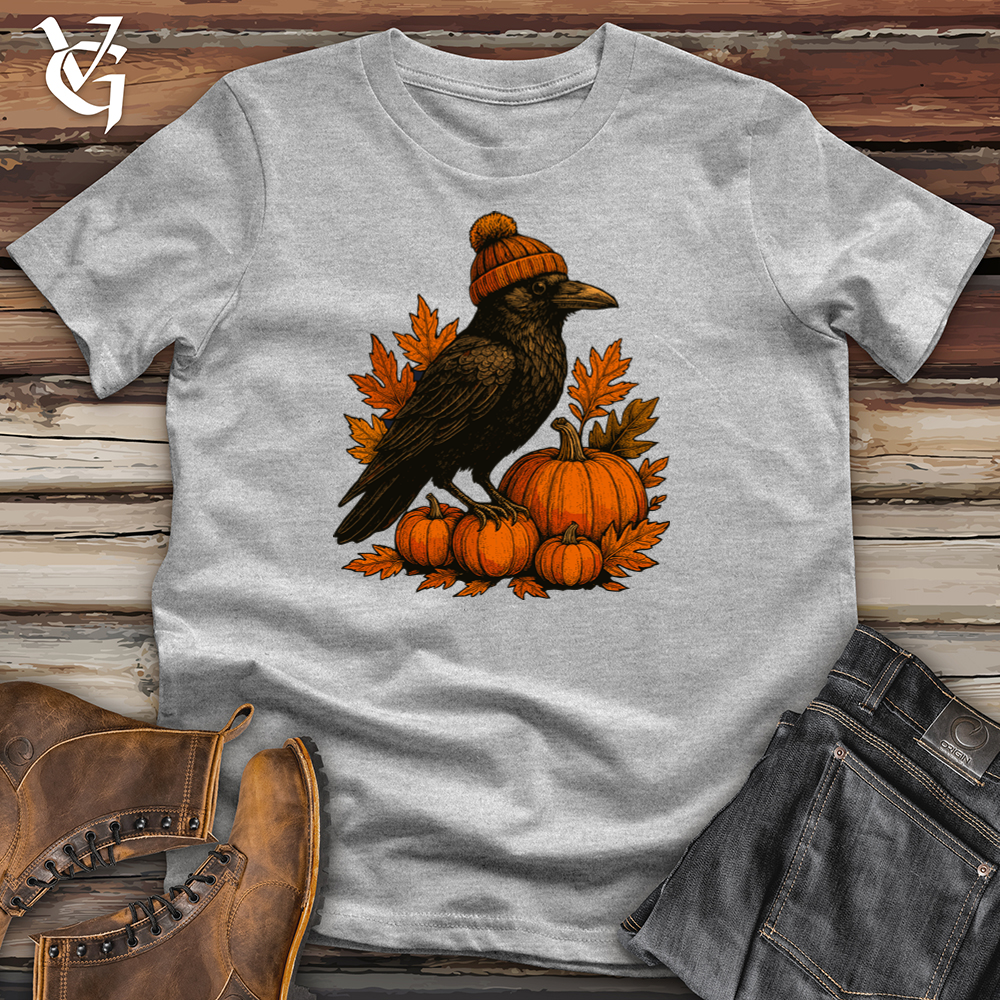 Raven Autumn Beanie Softstyle Tee