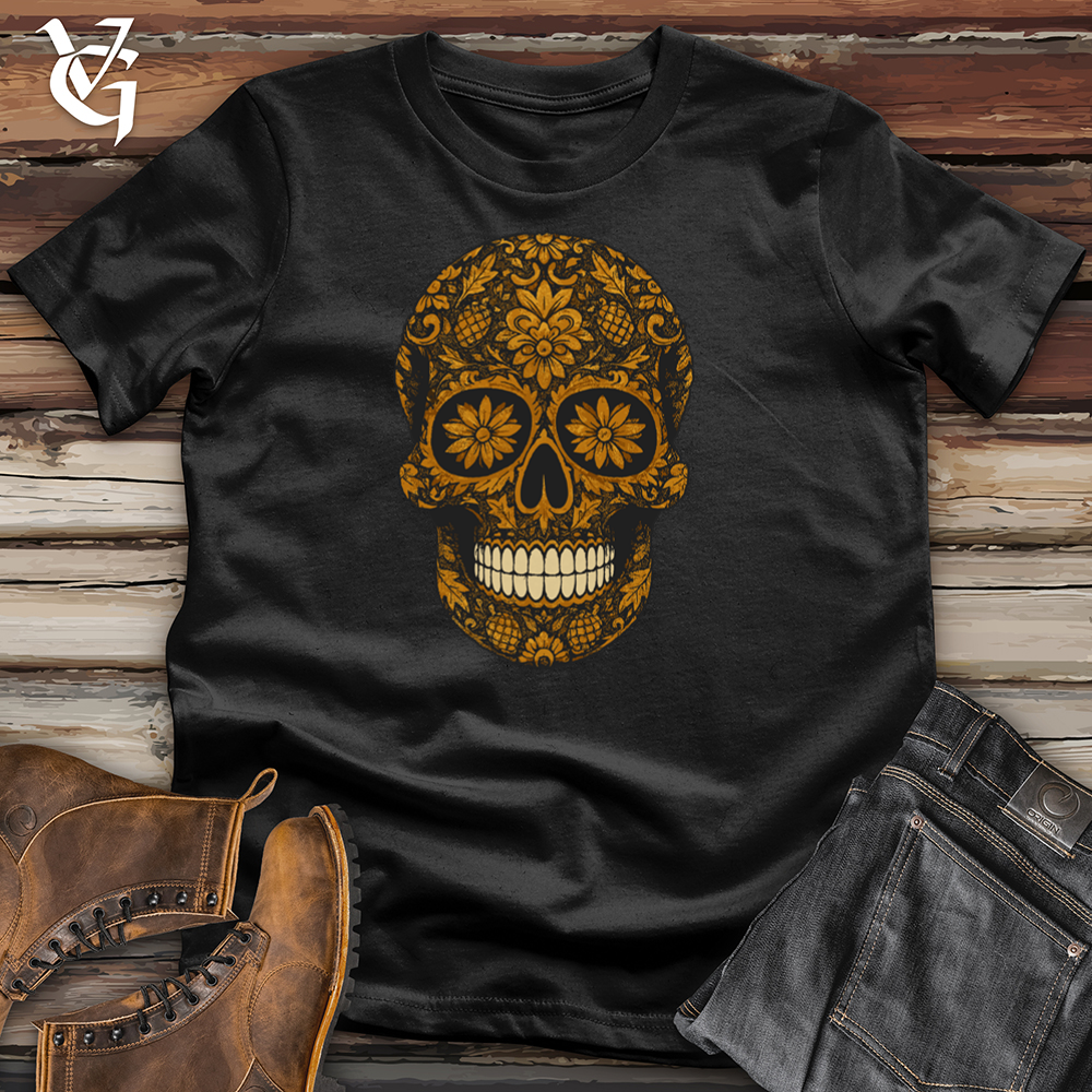Autumn Mandala Skull Softstyle Tee