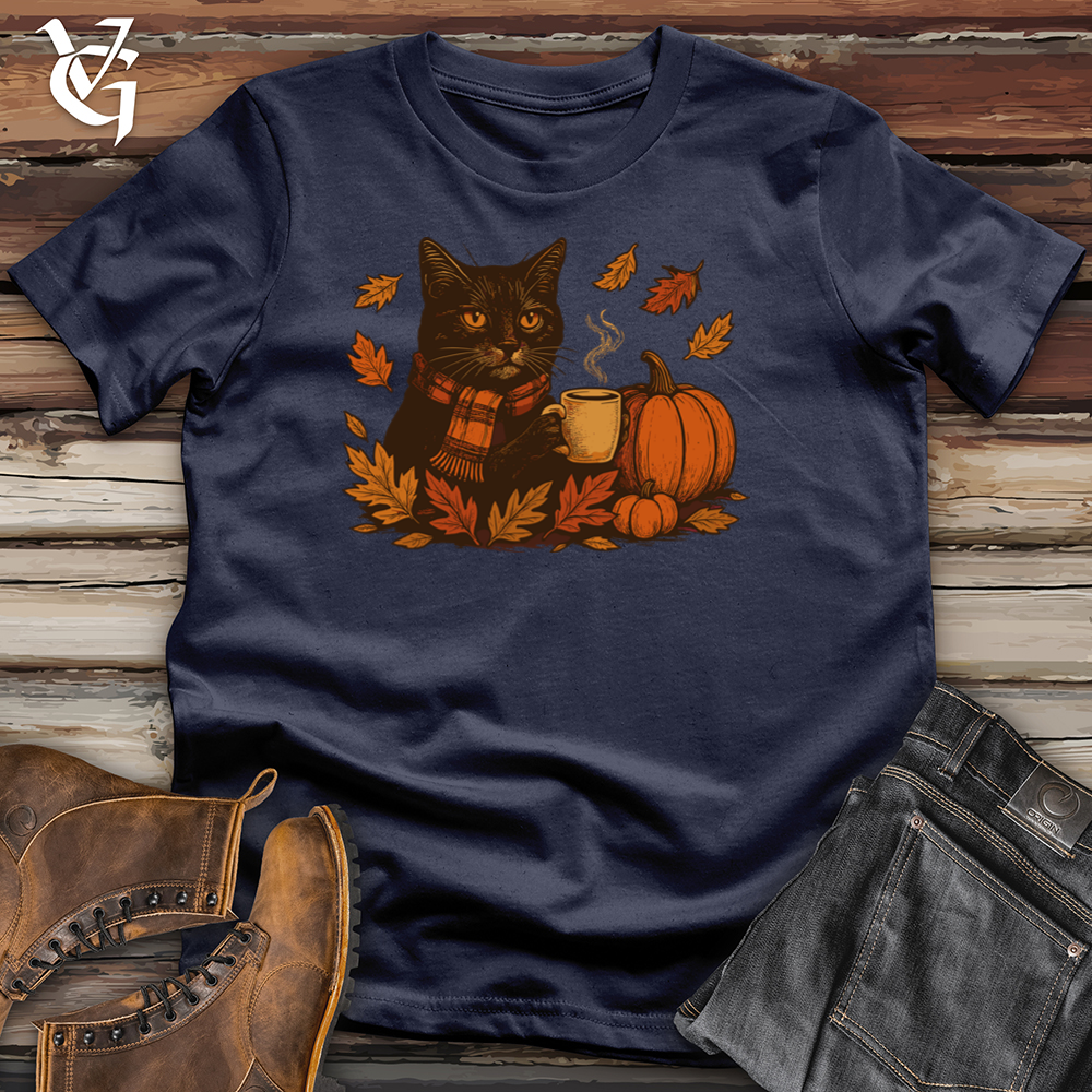 Black Cat Fall Softstyle Tee