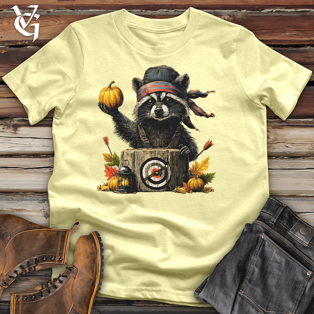 Raccoon Pumpkin Target Softstyle Tee