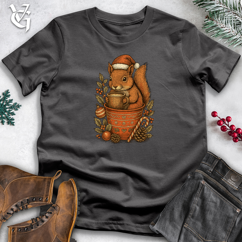 Cozy Christmas Squirrel Tee