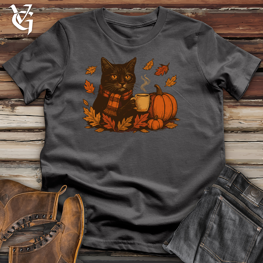 Black Cat Fall Softstyle Tee