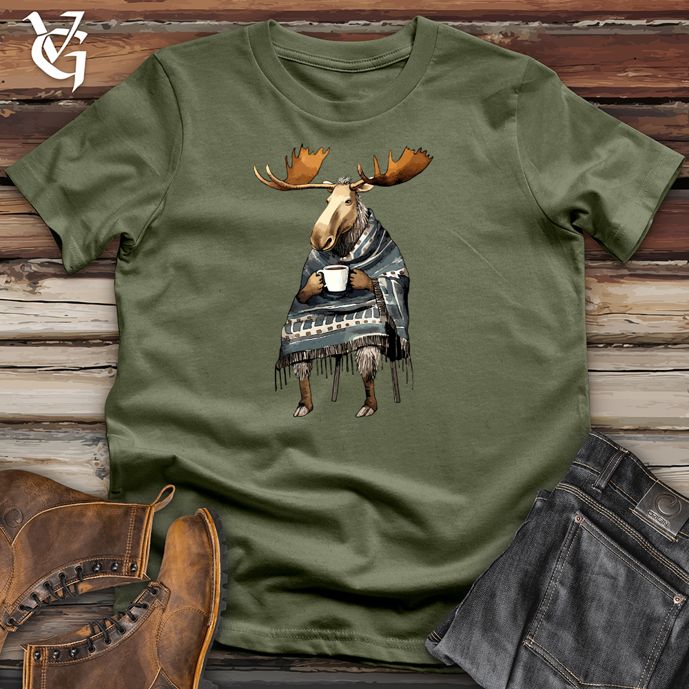Coffee Drinking Moose Tee