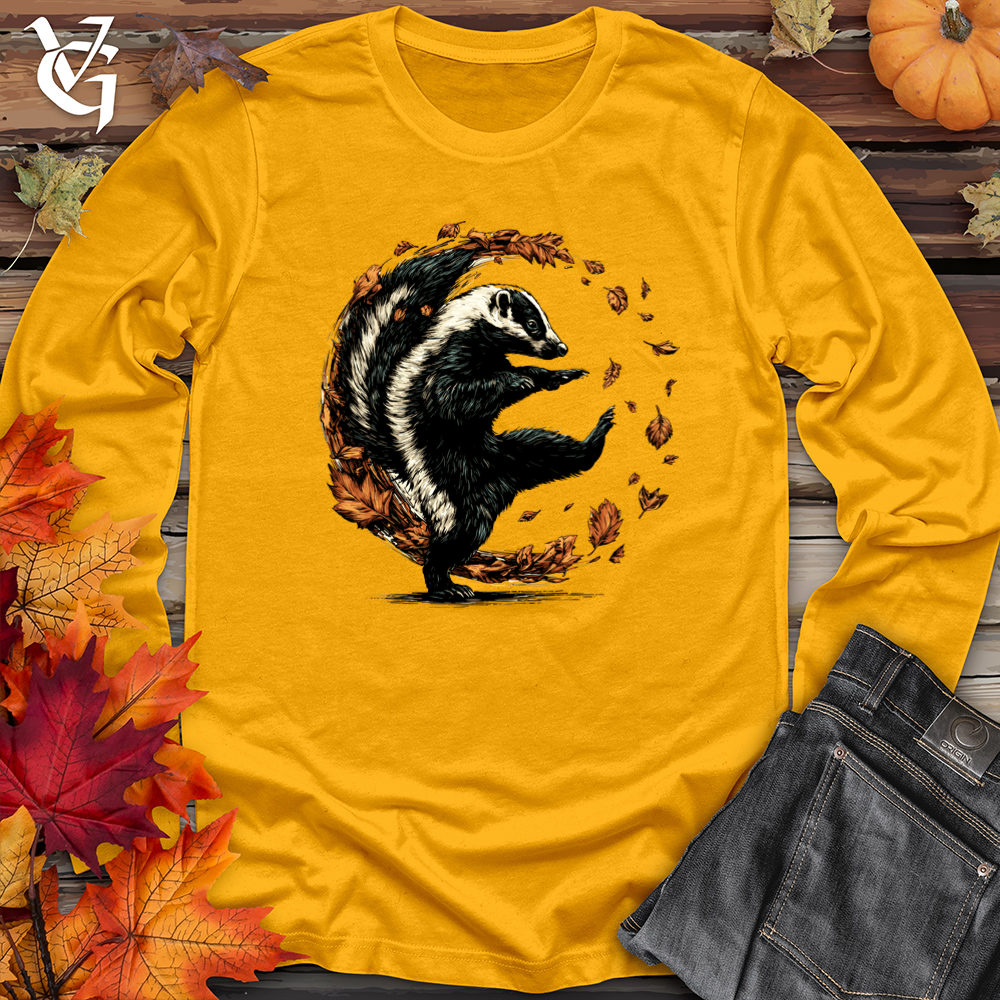 Leafy Autumn Skunk Long Sleeve