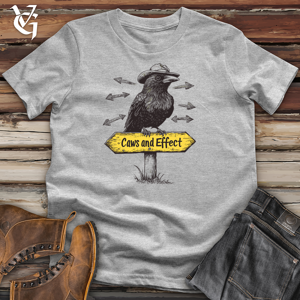 Caws And Effect Raven Softstyle Tee