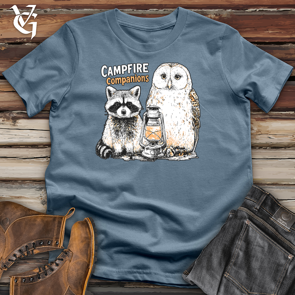 Owl Raccoon Campfire Companions Softstyle Tee