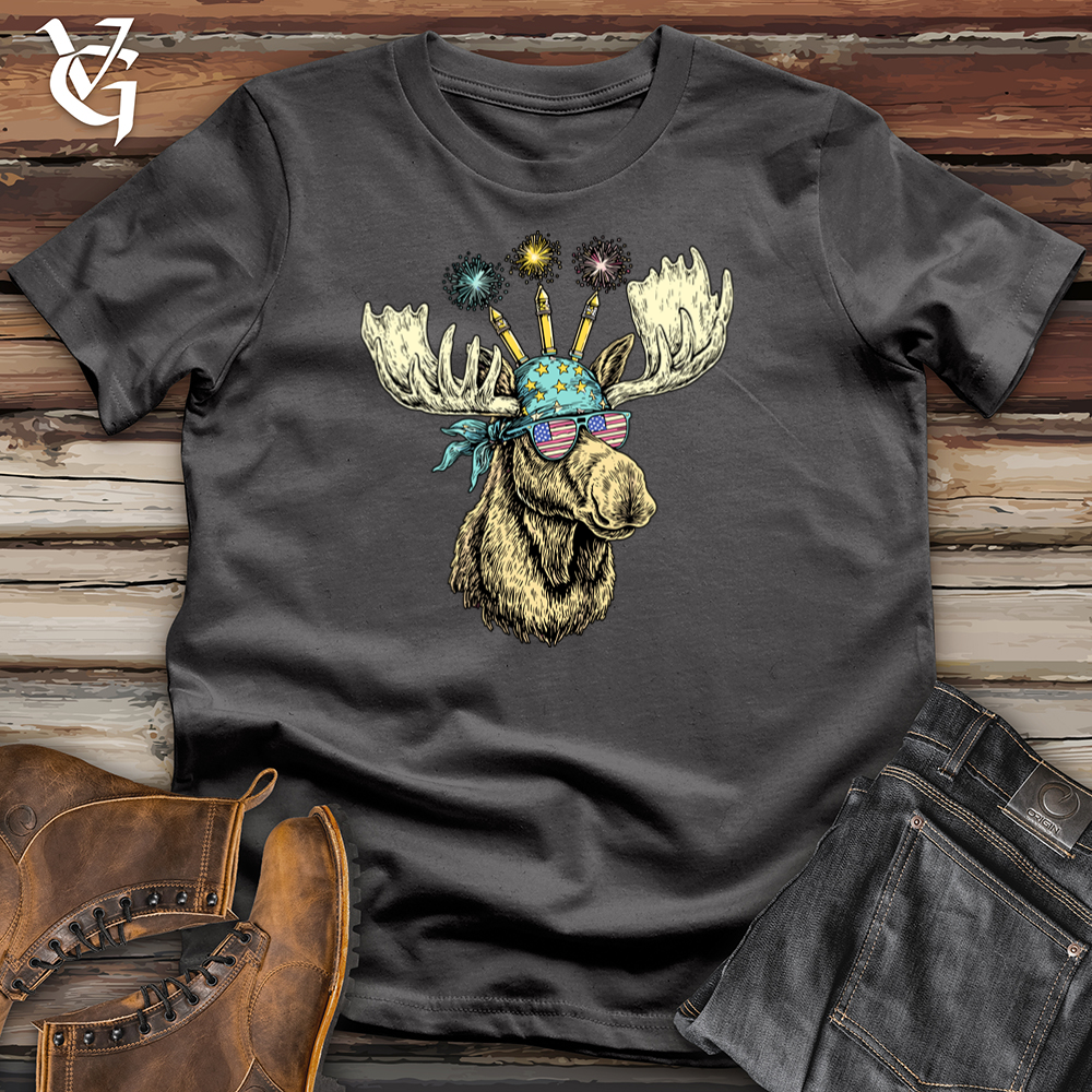 Party Merica Moose Softstyle Tee