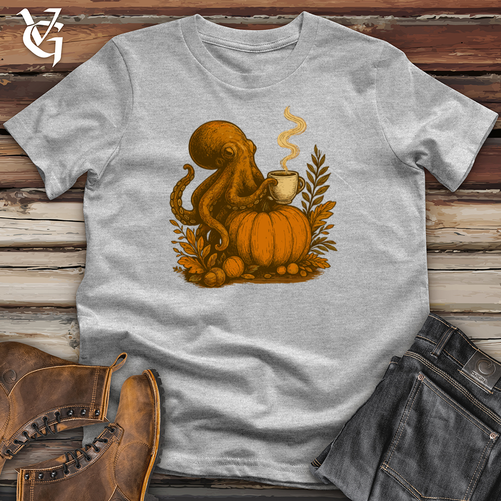 Octopus Pumpkin Spice Harvest Softstyle Tee