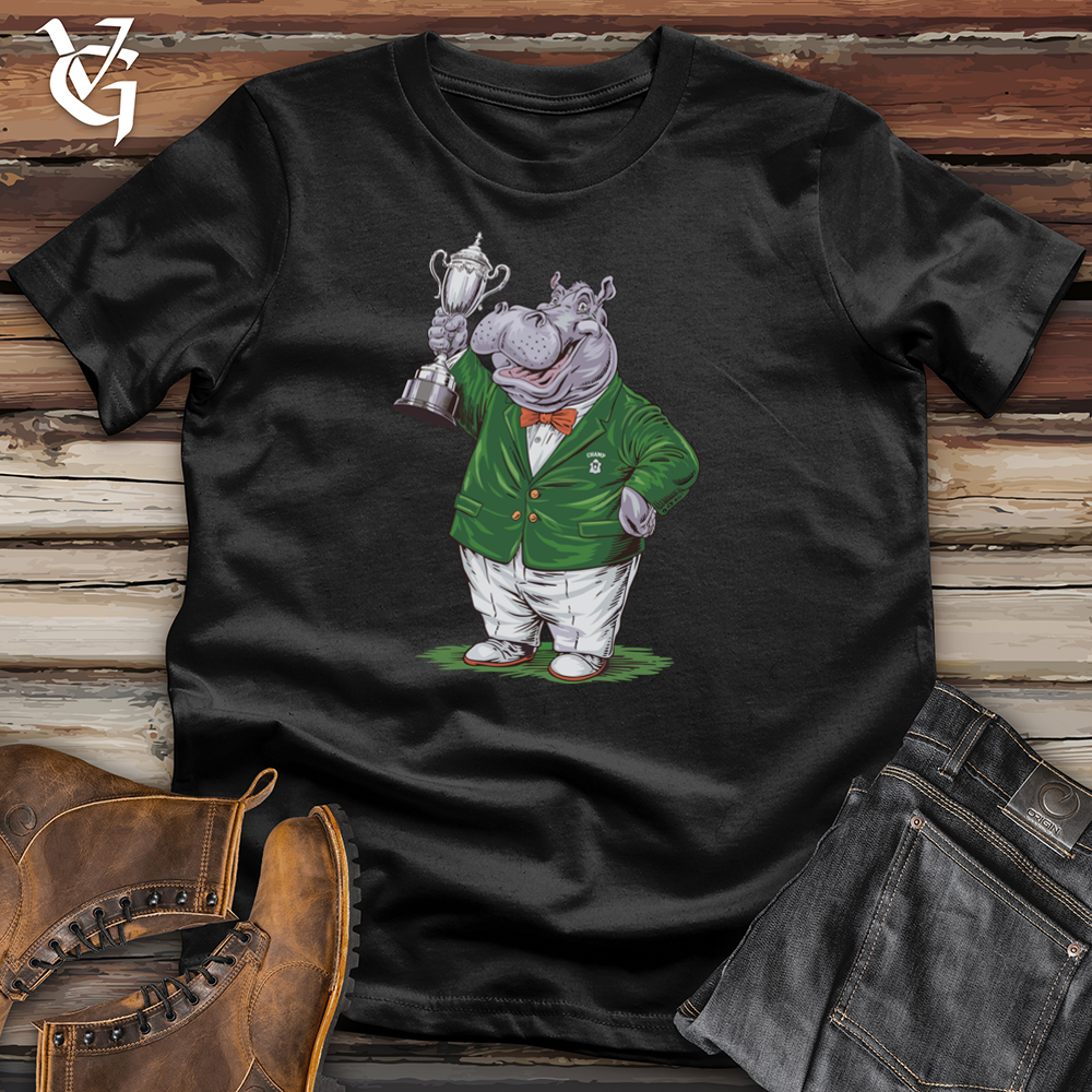 Hippo Green Jacket Softstyle Tee