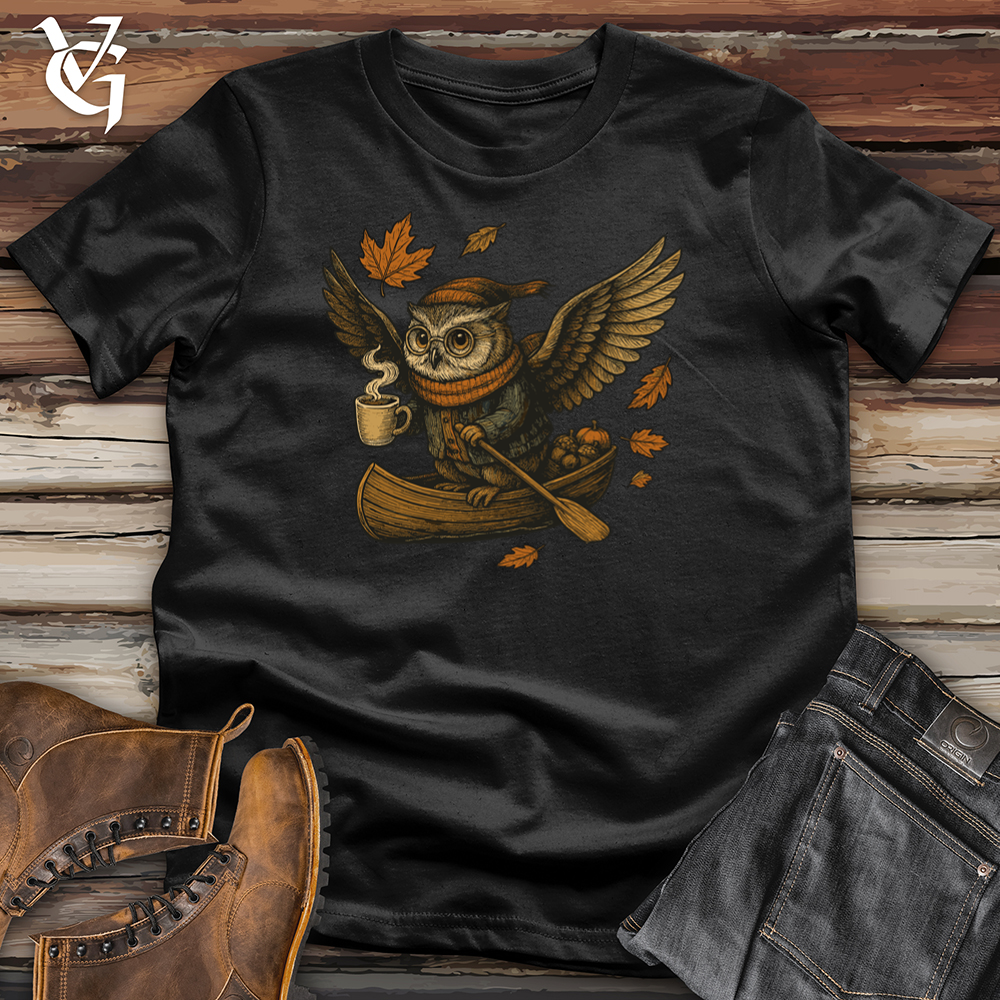 Autumn Owl Canoe Softstyle Tee