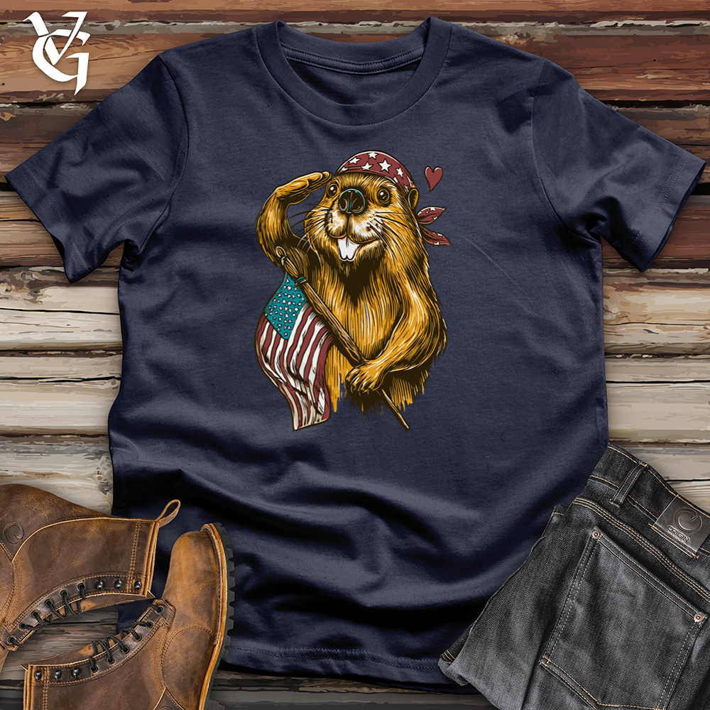 Brave Beaver Saluting Softstyle Tee