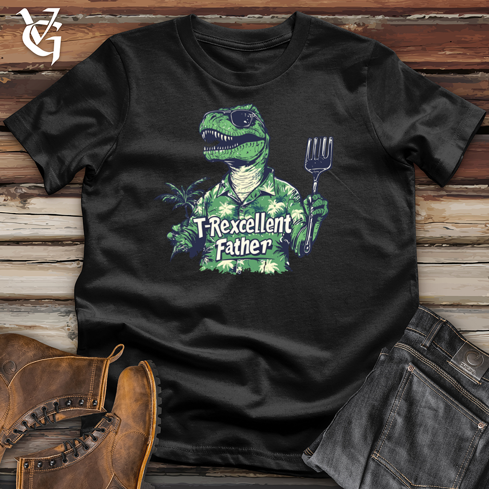 T-Rexcellent Father Softstyle Tee