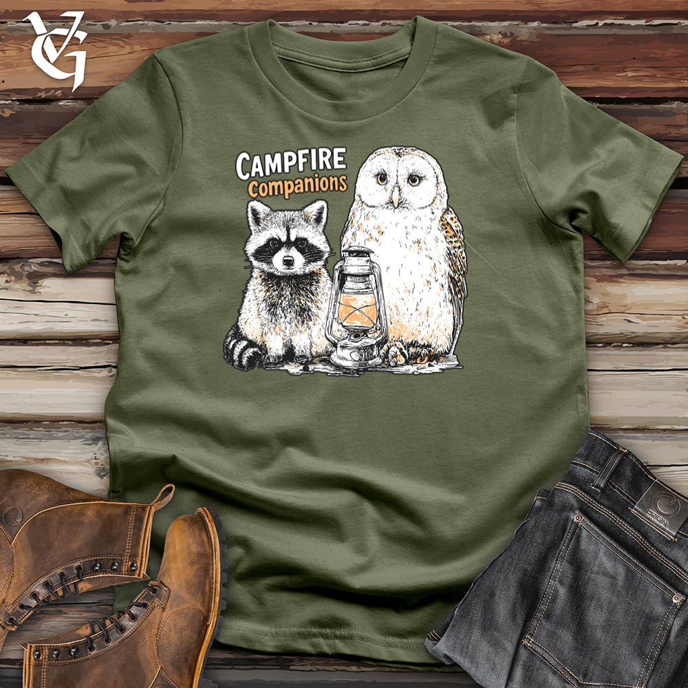Owl Raccoon Campfire Companions Softstyle Tee