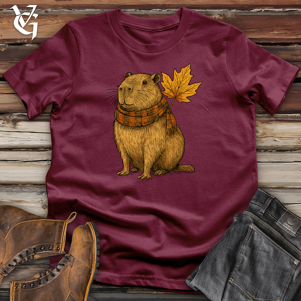 Autumn Capybara Chillin Softstyle Tee