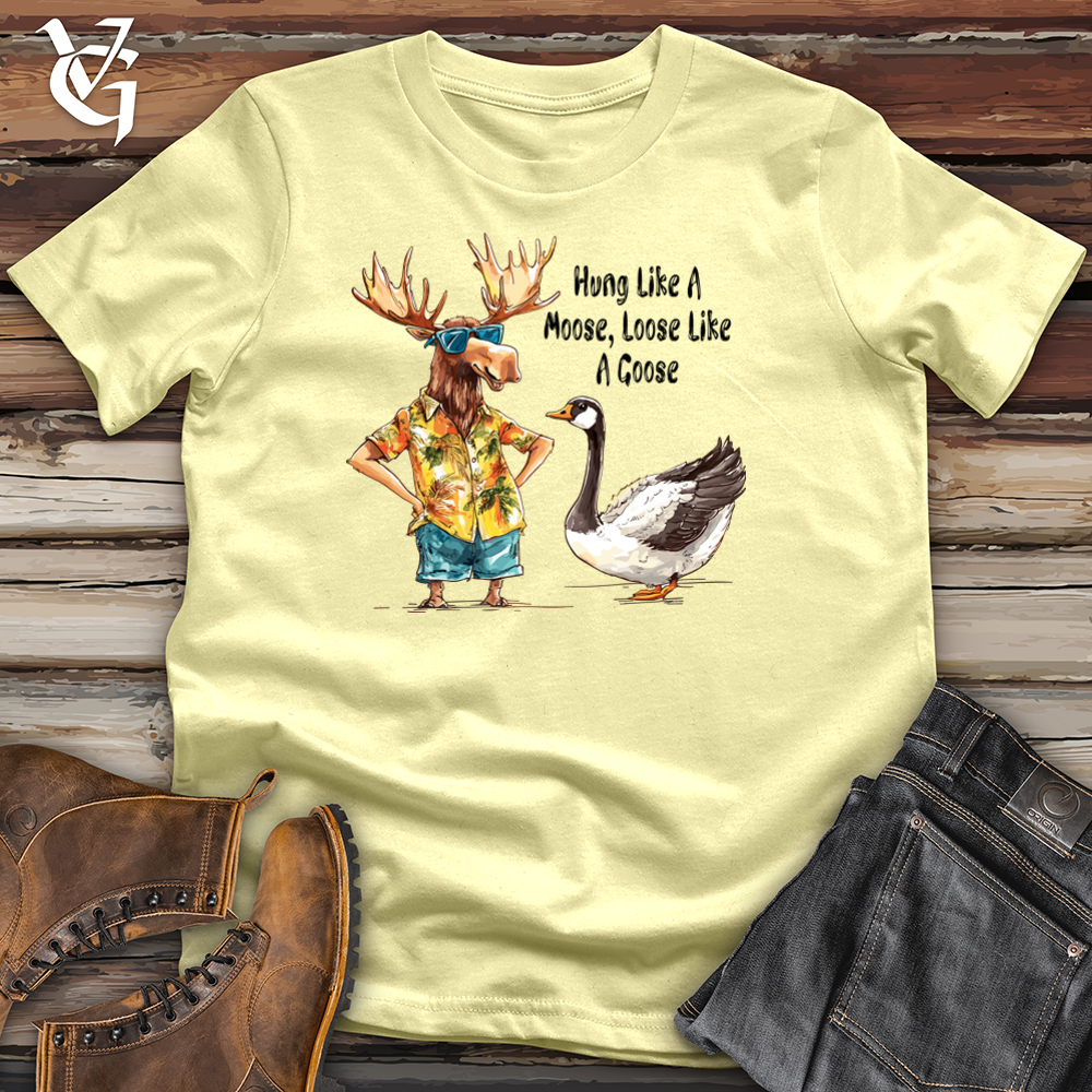 Hung Like A Moose Loose Like A Goose Softstyle Tee