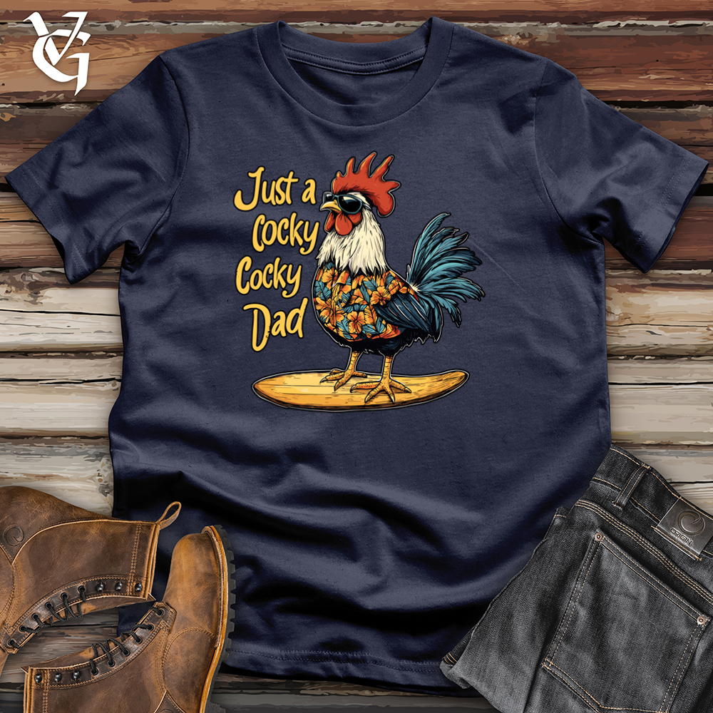 Just A Cocky Cocky Dad Softstyle Tee