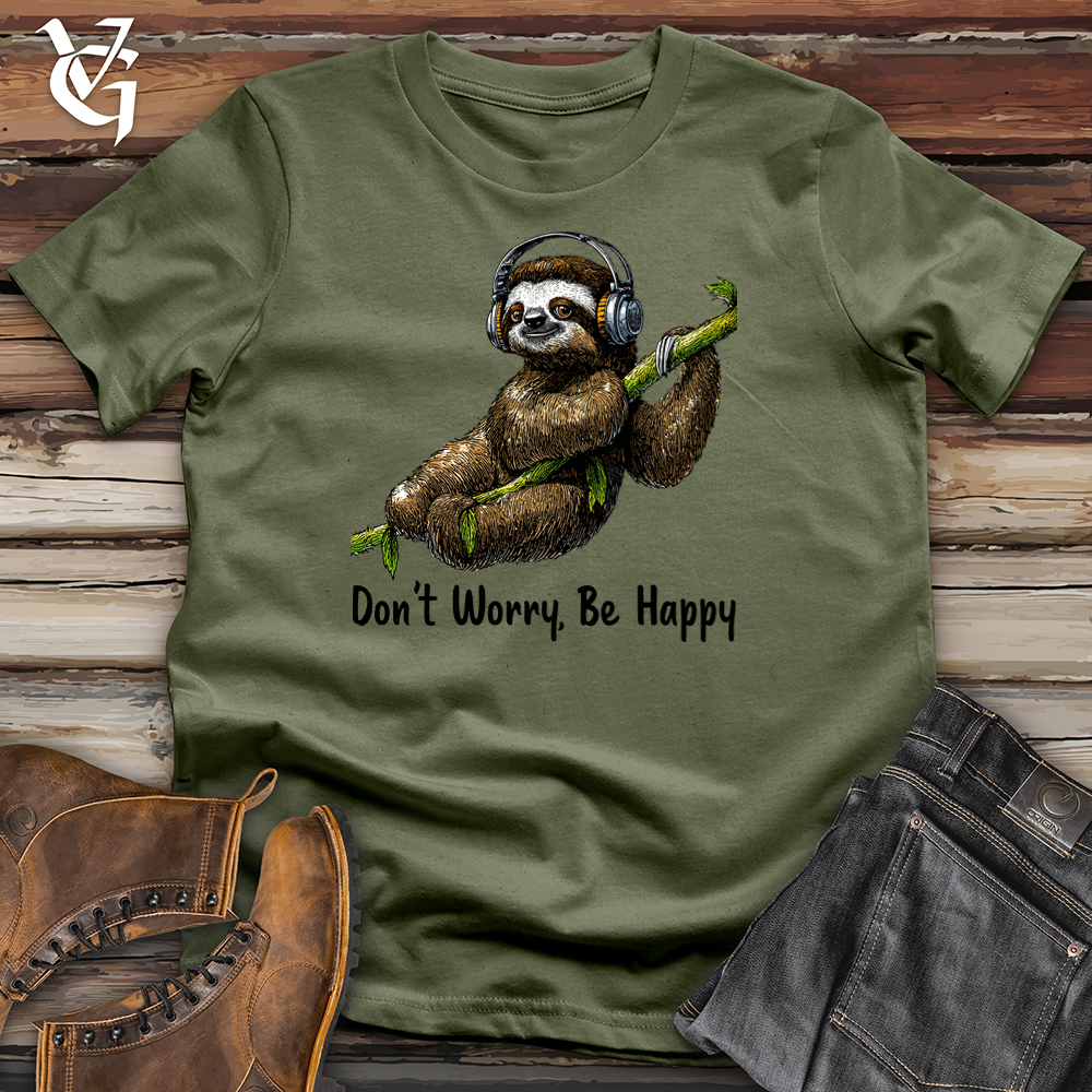 Don't Worry Be Happy Sloth Softstyle Tee
