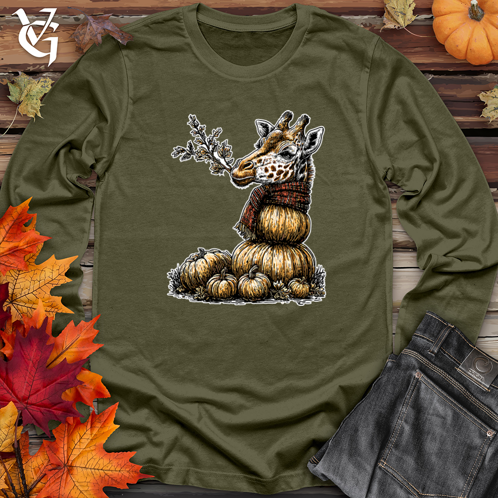 Pumpkin Giraffe Long Sleeve