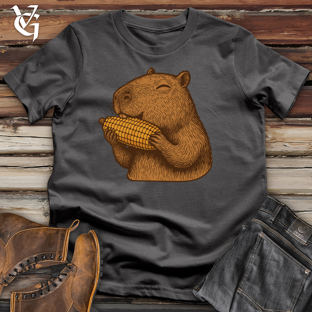 Capybara Corn On The Cob Softstyle Tee