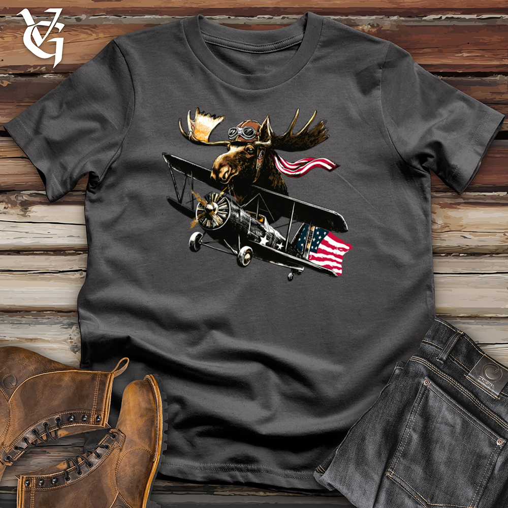 Merica Moose Flight Softstyle Tee