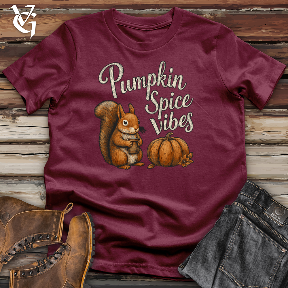 Pumpkin Spice Squirrel Vibes Softstyle Tee