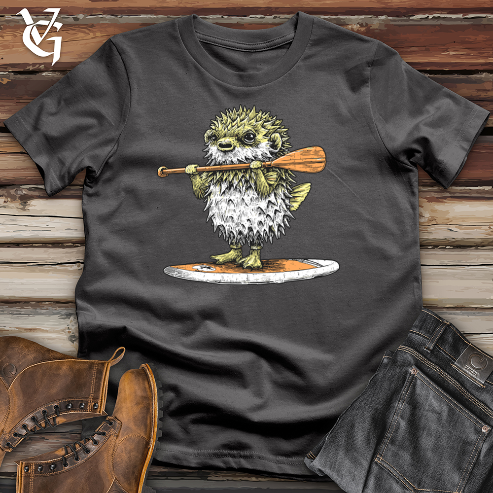 Pufferfish Paddle Board Softstyle Tee