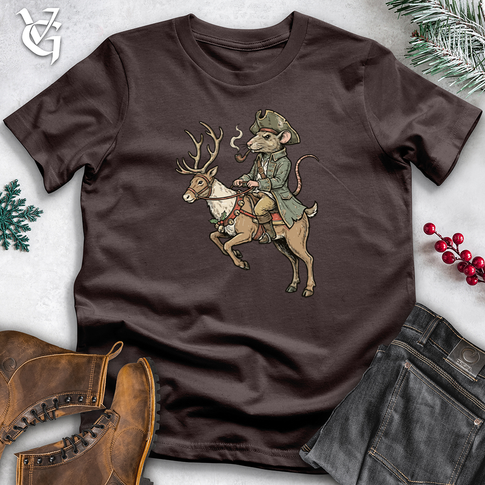 Christmas Pirat With Reindeer Tee