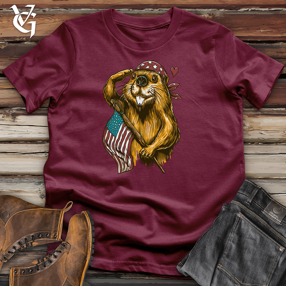 Brave Beaver Saluting Softstyle Tee