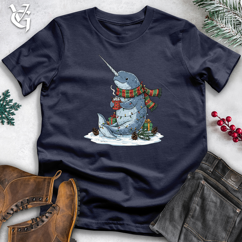 Narwhal With Hot Chocolate Softstyle Tee