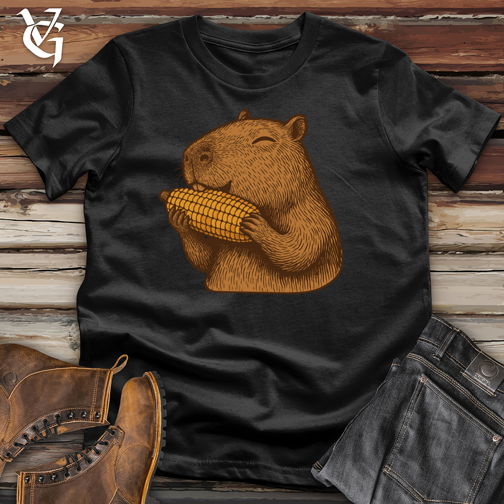 Capybara Corn On The Cob Softstyle Tee