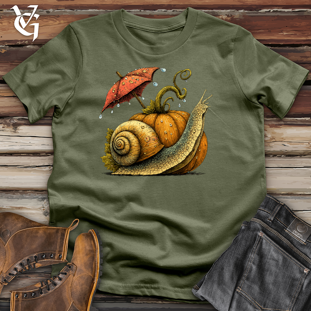 Autumn Snail Umbrella Softstyle Tee