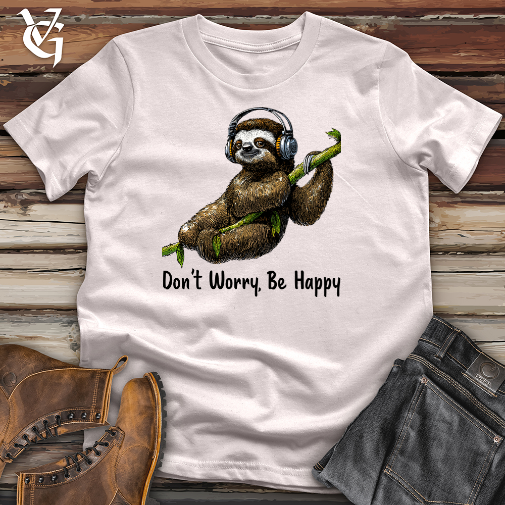 Don't Worry Be Happy Sloth Softstyle Tee