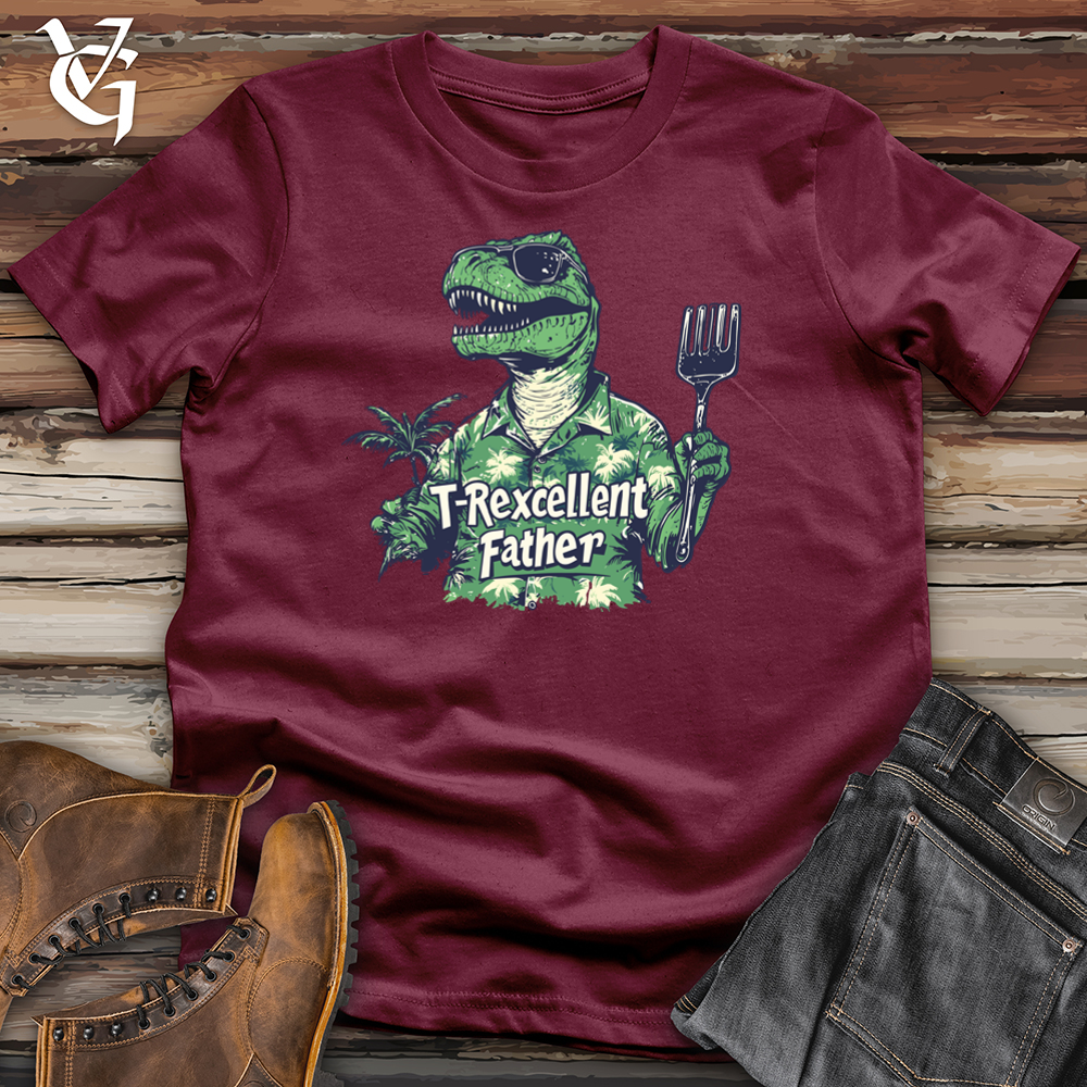 T-Rexcellent Father Softstyle Tee