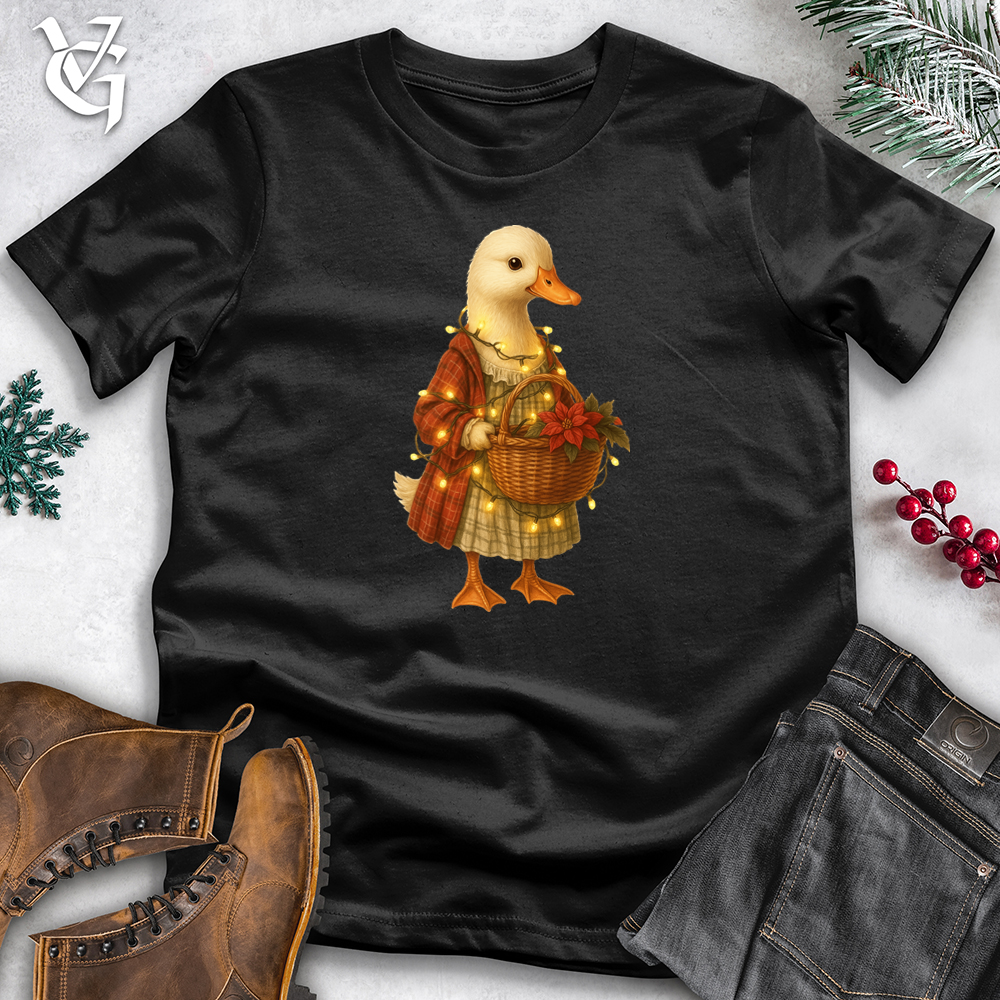 Duck With Christmas Lights Tee