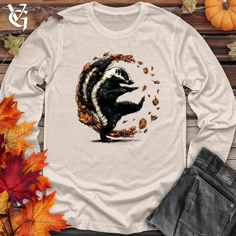 Leafy Autumn Skunk Long Sleeve
