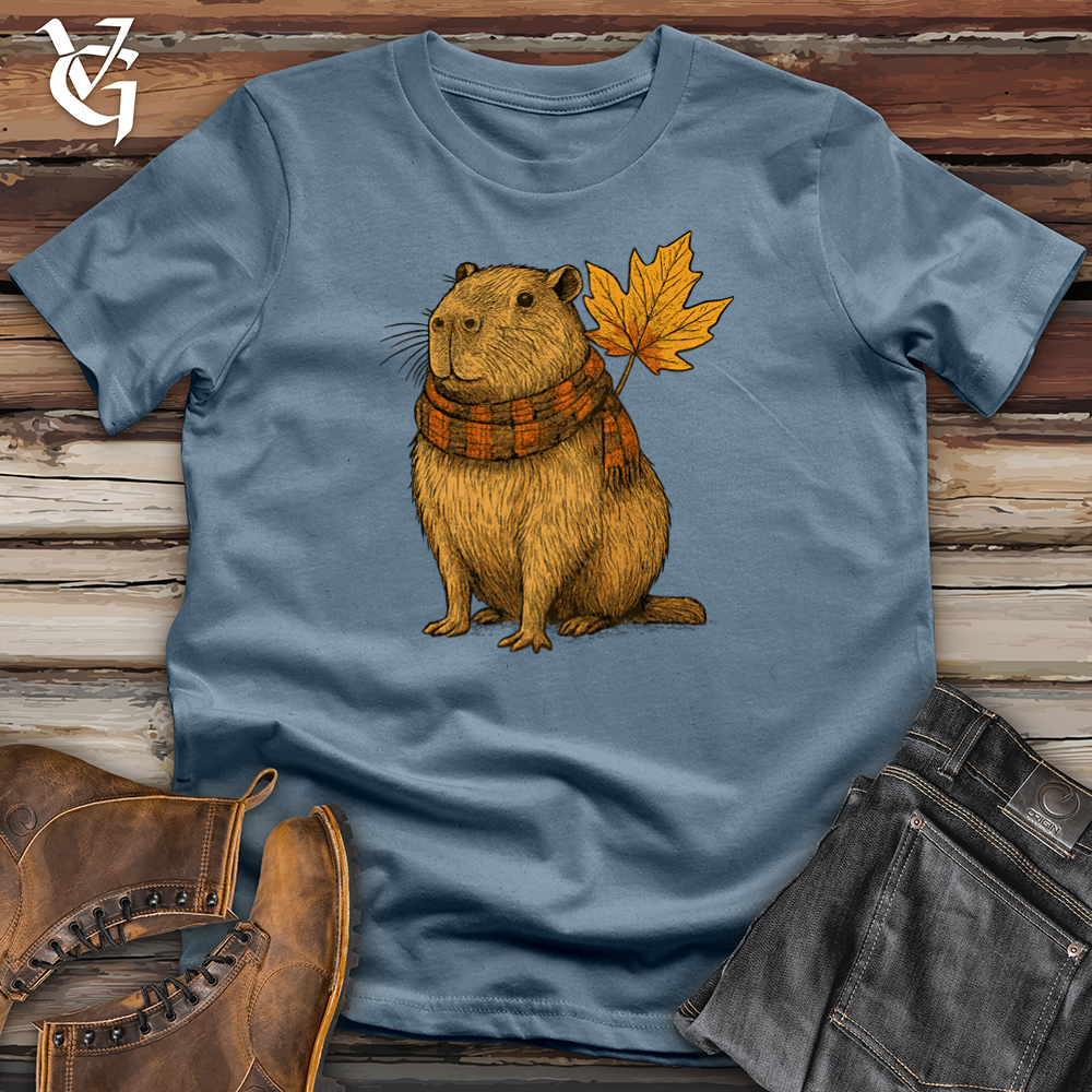 Autumn Capybara Chillin Softstyle Tee