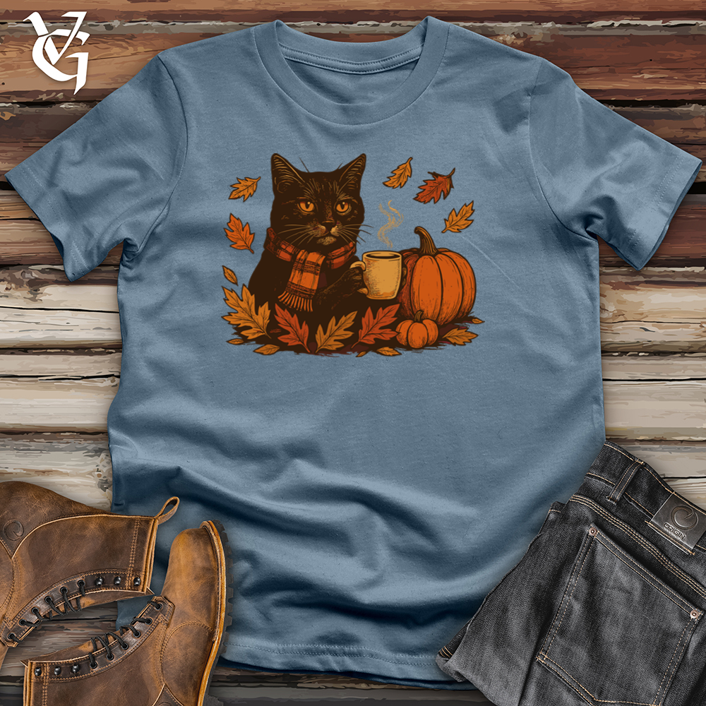 Black Cat Fall Softstyle Tee