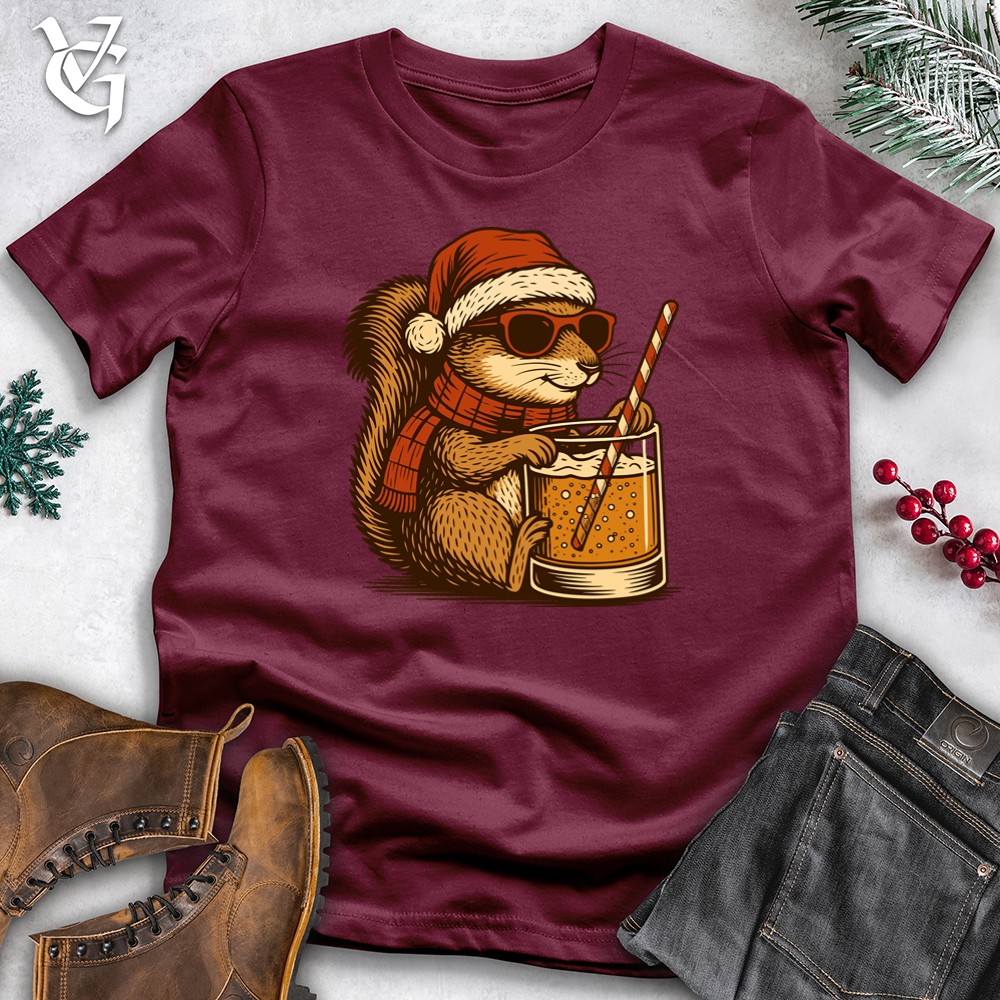 Christmas Thirsty Squirrel Softstyle Tee