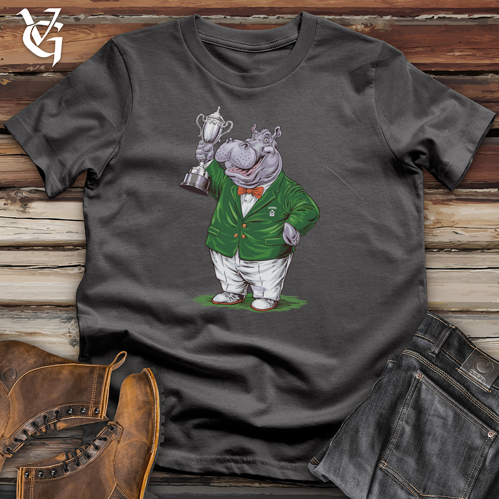Hippo Green Jacket Softstyle Tee