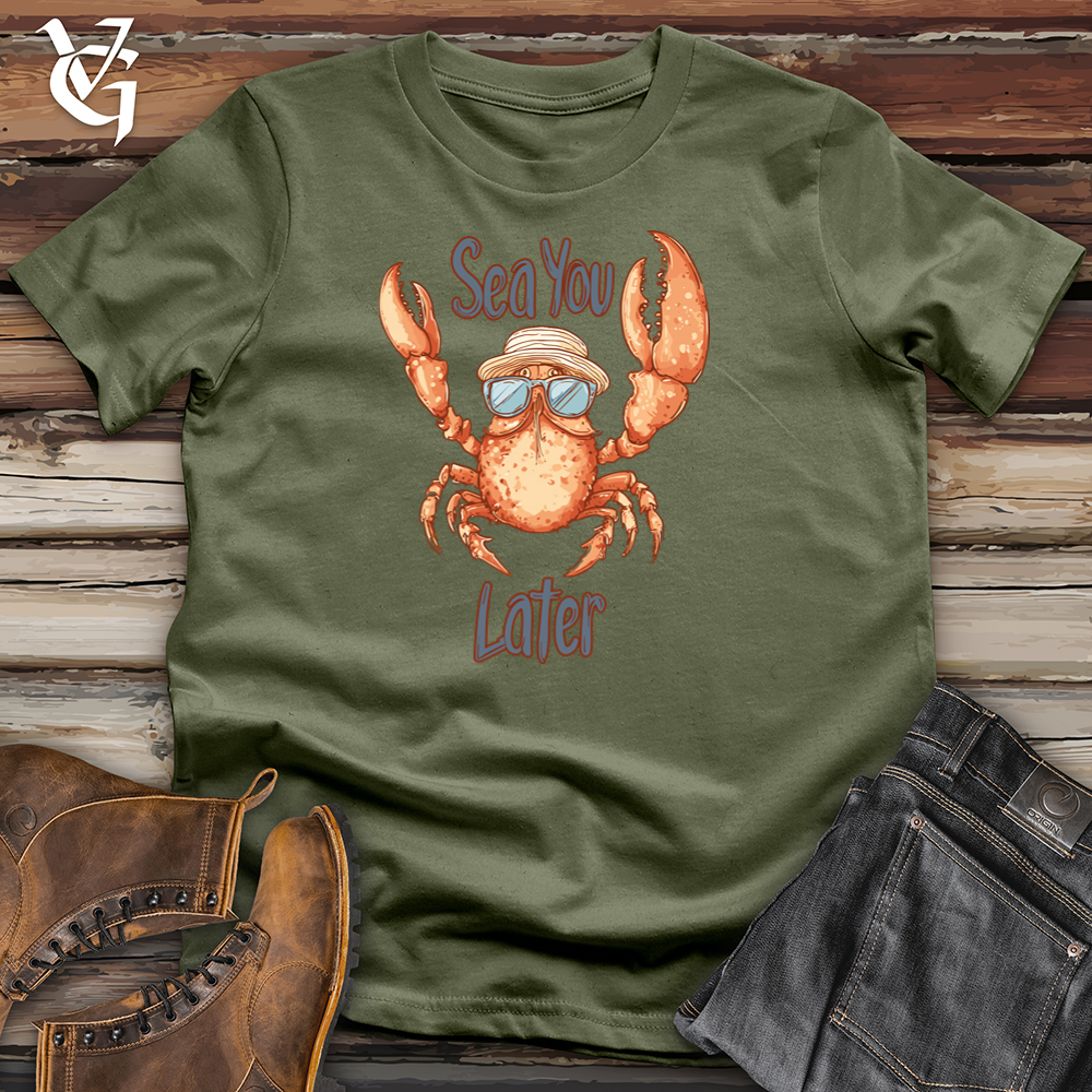 Sea You Later Crab Softstyle Tee