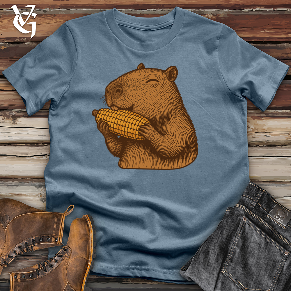 Capybara Corn On The Cob Softstyle Tee