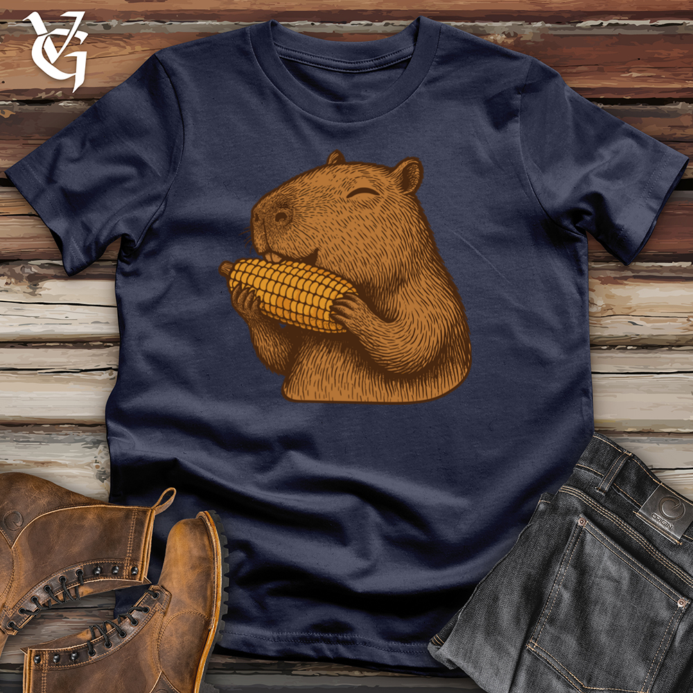 Capybara Corn On The Cob Softstyle Tee