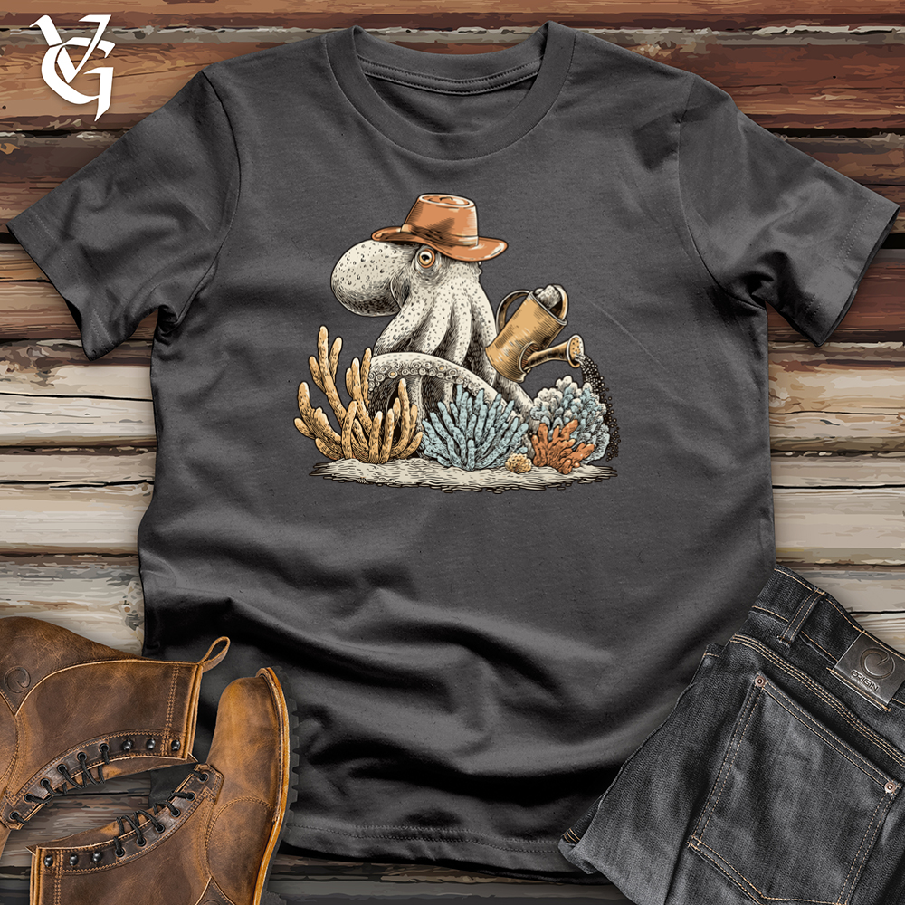 Octopus Coral Watering Softstyle Tee