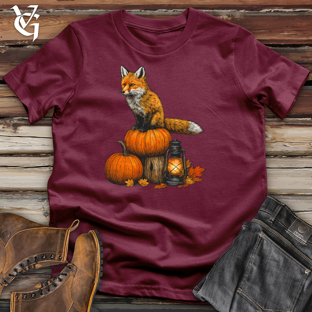 Pumpkin Fox Perch Tee