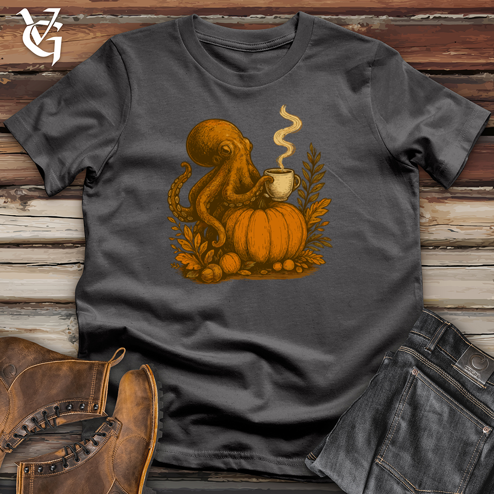 Octopus Pumpkin Spice Harvest Softstyle Tee